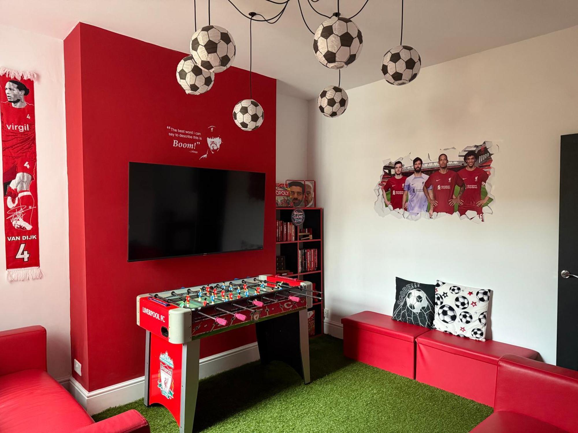 Anfield Abode - Entire Lfc Themed House Vila Liverpool Exterior foto