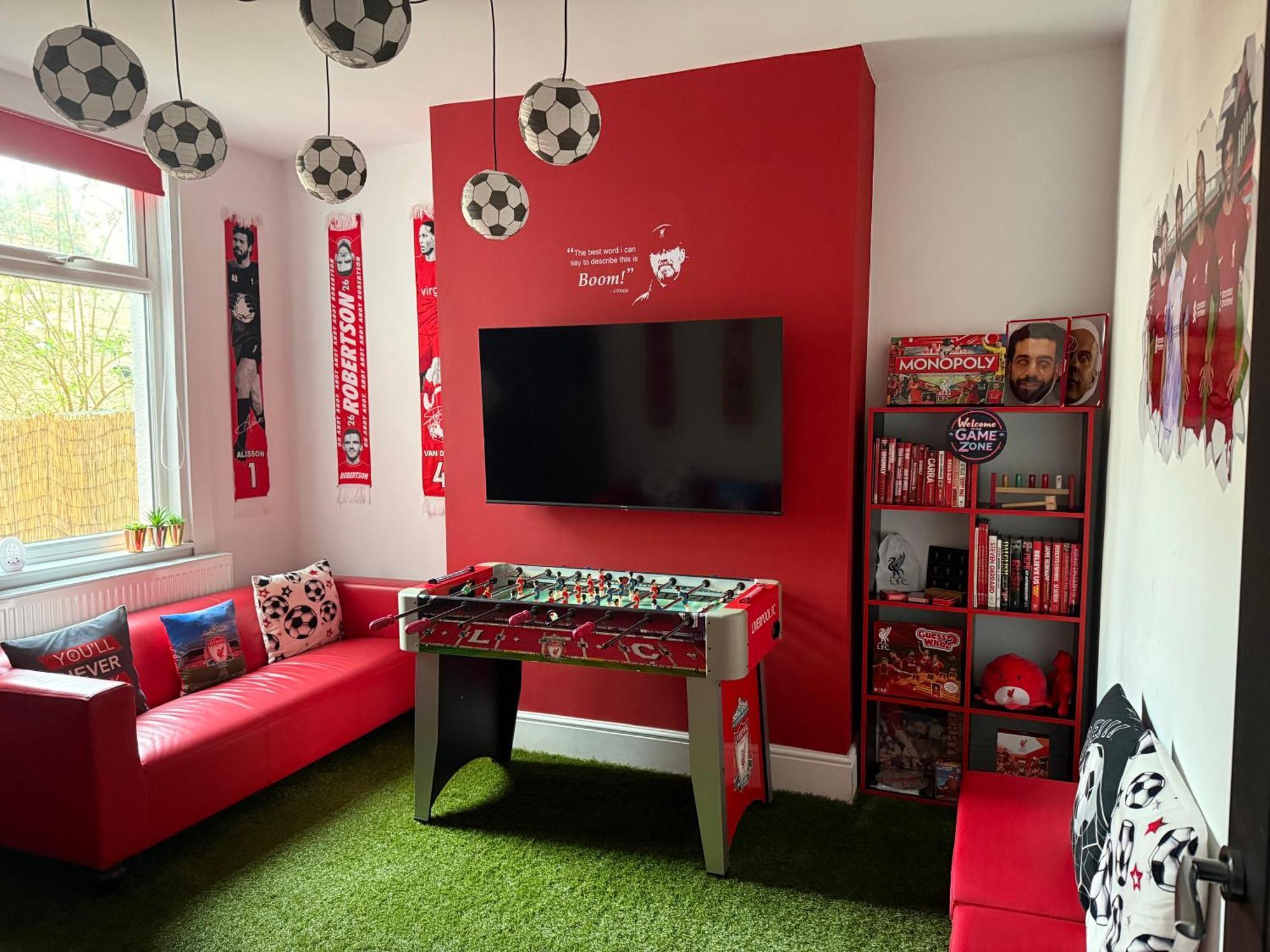 Anfield Abode - Entire Lfc Themed House Vila Liverpool Exterior foto